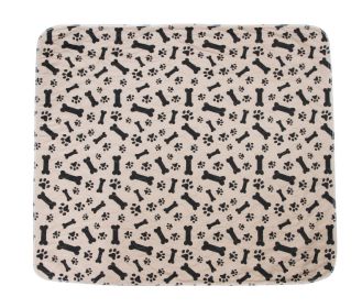 Three-layer Waterproof Pet Absorbent Pad (Option: Coffee-S)