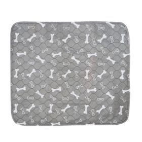 Three-layer Waterproof Pet Absorbent Pad (Option: Grey-S)